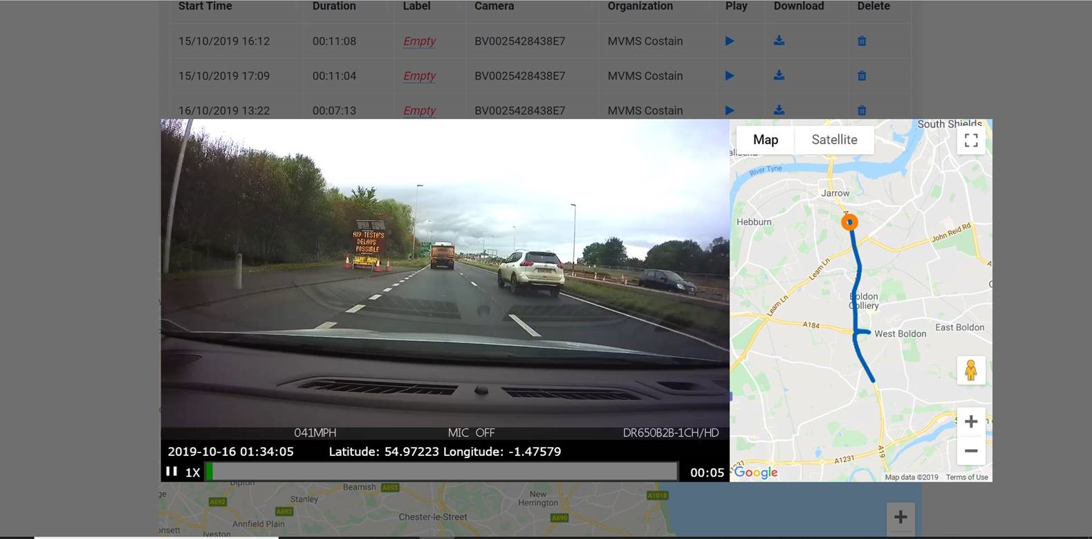 dash cam